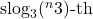 \mathrm{slog}_3(^{n}3)\text{-th}