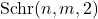\mathrm{Schr}(n,m,2)