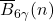 \overline{B}_{6\gamma}(n)