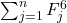 Rendered by QuickLaTeX.com \sum_{j=1}^n{F_j^6}