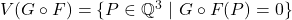 V(G\circ F)=\{P\in\mathbb{Q}^3~|~G\circ F(P)=0\}
