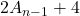 Rendered by QuickLaTeX.com 2A_{n-1} + 4