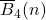 \overline{B}_4(n)