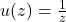 u(z) = \frac{1}{z}