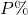 P\%
