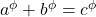 Rendered by QuickLaTeX.com a^\phi + b^\phi = c^\phi