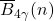 \overline{B}_{4\gamma}(n)