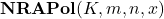 \textbf{NRAPol}(K,m,n,x)