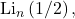 \mathrm{Li}_n\left(1/2\right),