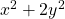 x^2+2y^2